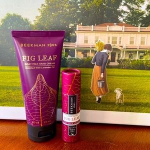 NWOT Beekman 1802 Fig leaf hand cream and lip balm